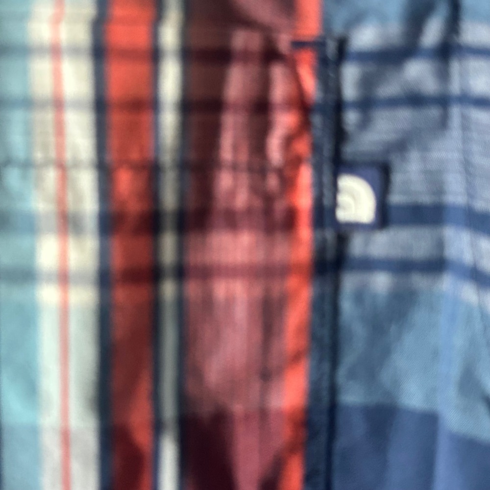 The‎ North Face Plaid Short Sleeve Button Up Shirt Men's Size Medium - Picture 4 of 6